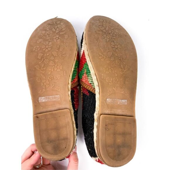Artemis Design Co Women’s‎ Turkish Kilim Loafer One of a Kind! Size 38 or 7 - Picture 5 of 7